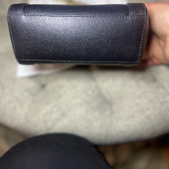 XSOLDX Furla Black Leather Mini Crossbody Bag W/ dust bag - Picture 7 of 11